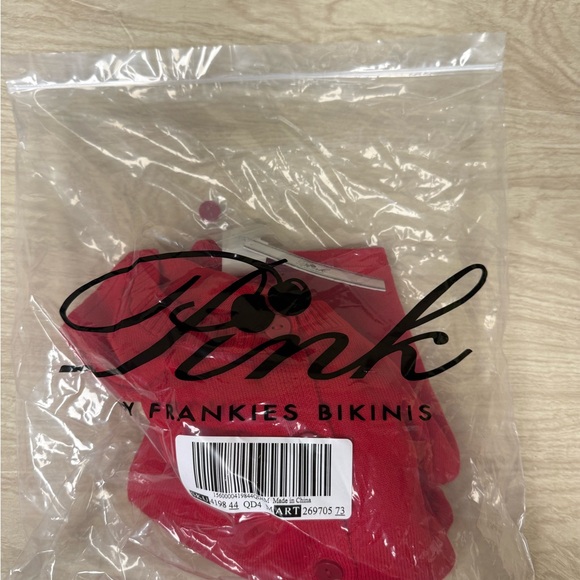 Pink x Frankie’s Bikinis Red Sweater - M - Picture 4 of 5